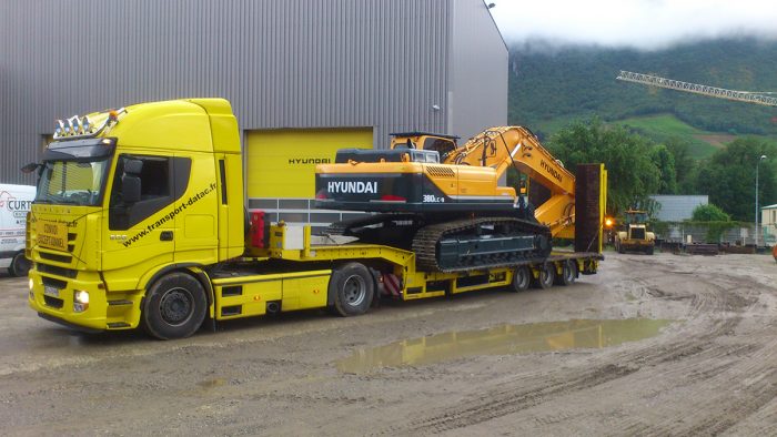 Transport pelle 40 Tonnes